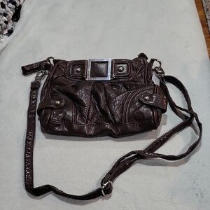 Black Rivet Crossbody Bag